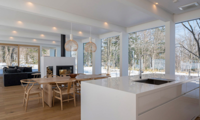 Yukihyo Living, Kitchen and Dining Area with View | Soga, Niseko