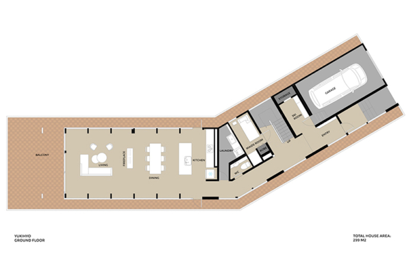 Yukihyo Floorplan Ground Floor | Soga, Niseko