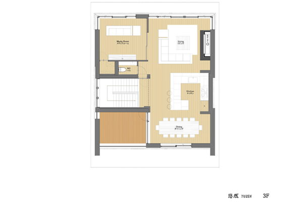 Yuzen Third Floor Floorplan | Kabayama, Niseko
