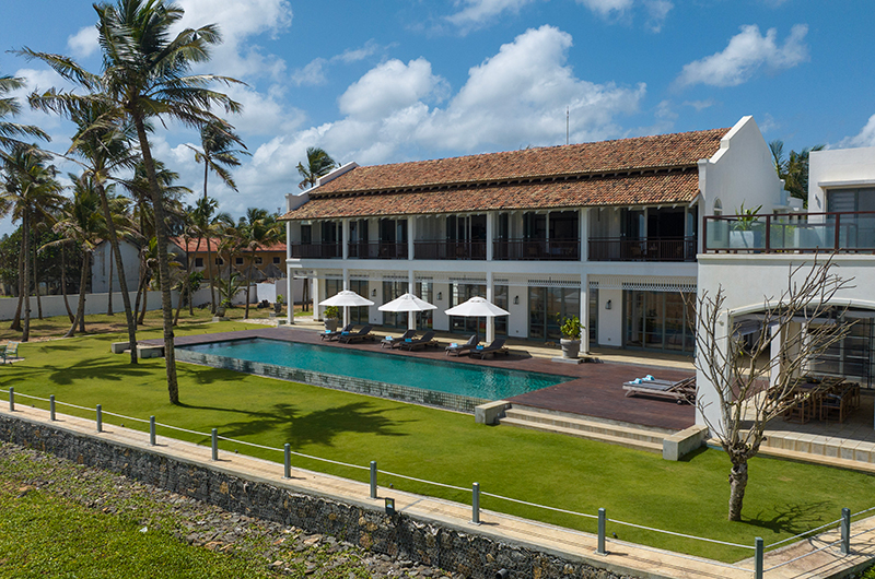 Myla Beach Villa Gardens and Pool | Dickwella, Sri Lanka