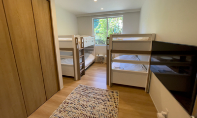 Ahiru Chalet Bedroom Three with Bunk Beds | Echoland, Hakuba