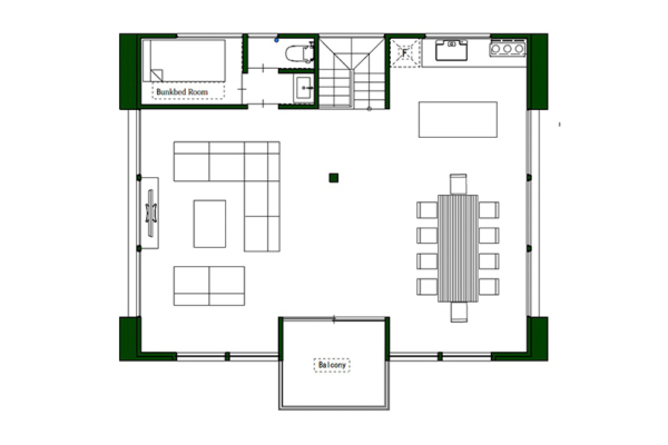 Ahiru Chalet Floorplan Two | Echoland, Hakuba