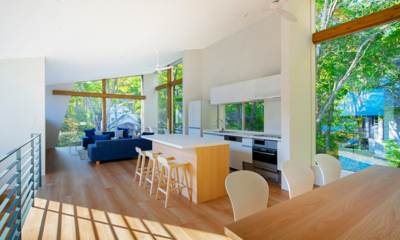 Sanzan Chalet Living, Kitchen and Dining Area | Echoland, Hakuba