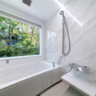 Sanzan Chalet Bathroom One with View | Echoland, Hakuba