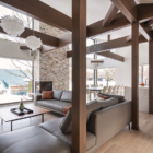Silver Maple Chalet Living and Dining Area with View | Echoland, Hakuba