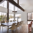 Silver Maple Chalet Dining Area with View | Echoland, Hakuba