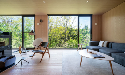 Chalet Hibari Living Area with View | Kabayama, Niseko