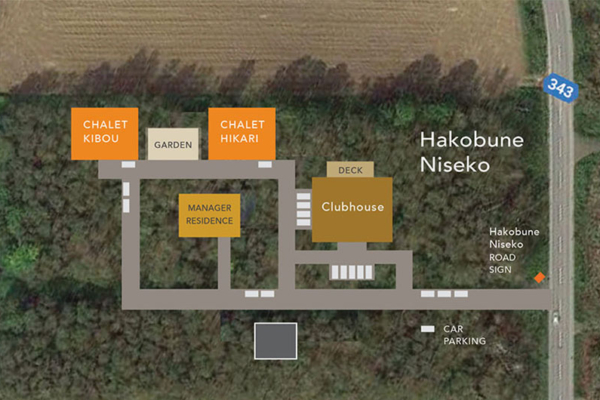 Hakobune Niseko Sitemap Floorplan | Soga, Niseko
