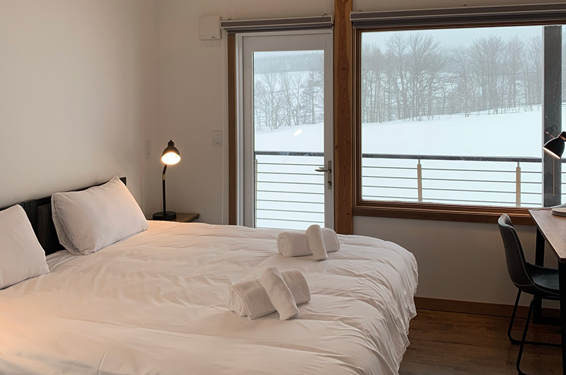 Hakobune Niseko Bedroom with Snow View | Soga, Niseko