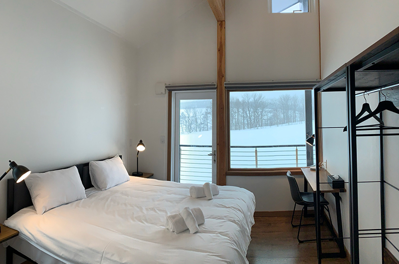 Hakobune Niseko Bedroom with Study Area and Snow View | Soga, Niseko