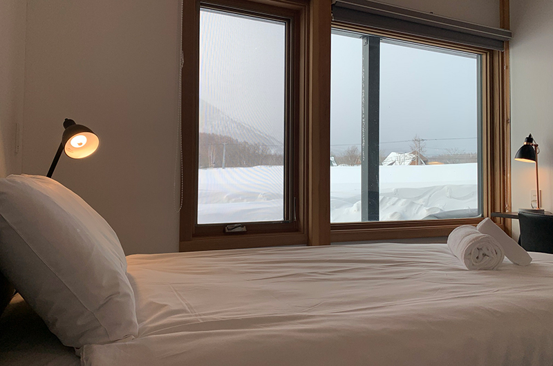 Hakobune Niseko Bedroom with Outdoor Snow View | Soga, Niseko