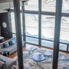 Hakobune Niseko Living Area from Top with View | Soga, Niseko