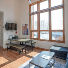 Hakobune Niseko Lounge Area with TV and View | Soga, Niseko