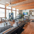 Hakobune Niseko Living and Dining Area with Wooden Floor | Soga, Niseko