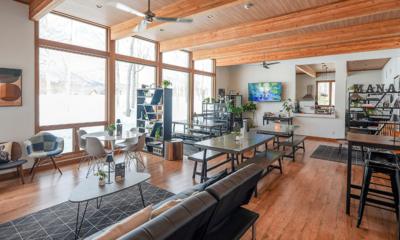 Hakobune Niseko Living and Dining Area with Wooden Floor | Soga, Niseko