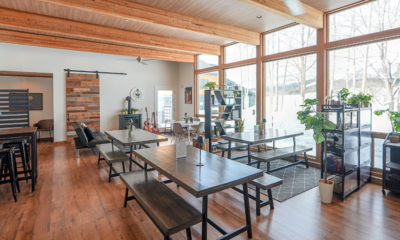 Hakobune Niseko Dining Area with Wooden Floor and View | Soga, Niseko