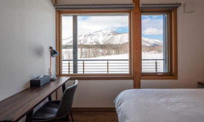 Hakobune Niseko Bedroom with Study Area and View | Soga, Niseko