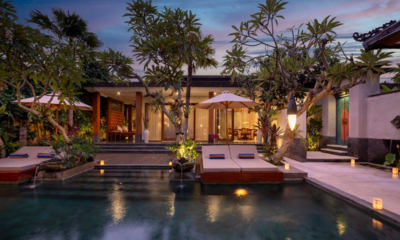 Villa Inara Pool at Night | Pererenan, Bali