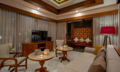 Villa Inara Living Area with TV | Pererenan, Bali