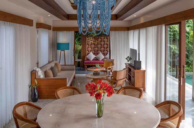 Villa Jawara Indoor Living and Dining Area | Pererenan, Bali