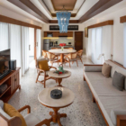 Villa Jawara Living and Dining Area with TV | Pererenan, Bali