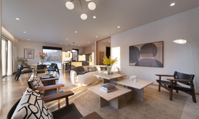 Ginto Estate Awayuki Living and Dining Area | Hirafu, Niseko