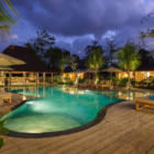 Bingin Retreat Swimming Pool at Night | Uluwatu, Bali