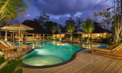 Bingin Retreat Swimming Pool at Night | Uluwatu, Bali