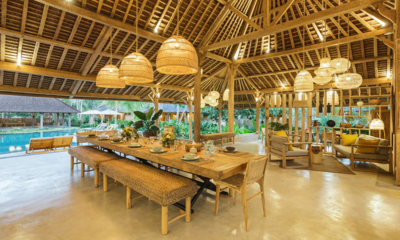 Bingin Retreat Pool Side Living and Dining Area | Uluwatu, Bali