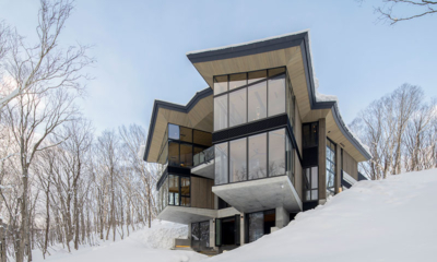 Tsubasa Chalet Exterior with Snow | Hokkaido, Japan