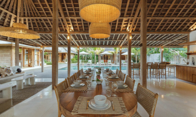 Lunala Villa Dining Area with Pool View | Uluwatu, Bali
