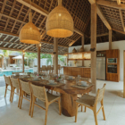 Lunala Villa Dining Area with Crockery | Uluwatu, Bali
