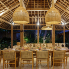 Lunala Villa Dining Area at Night | Uluwatu, Bali