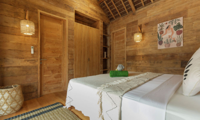 Lunala Villa Bedroom One with Wooden Floor | Uluwatu, Bali