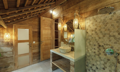 Lunala Villa Bathroom Four at Night | Uluwatu, Bali