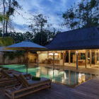 Lunala Villa Gardens and Pool at Night | Uluwatu, Bali