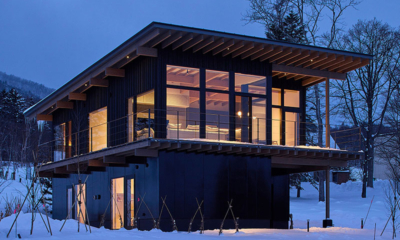 Shiyuki Exterior at Night | Furano, Hokkaido