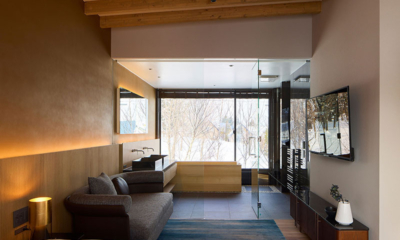 Shiyuki Bedroom Four with Sofa, TV and Bathtub | Furano, Hokkaido