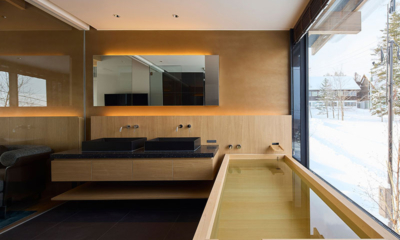Shiyuki Bathroom Four with Bathtub and View | Furano, Hokkaido