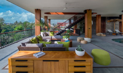 Akashi Residence Up Stairs Living Area with View | Canggu, Bali