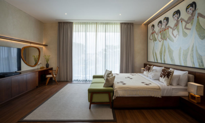 Akashi Residence Bedroom One with TV | Canggu, Bali