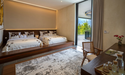 Akashi Residence Bedroom Six with Two Queen Beds | Canggu, Bali