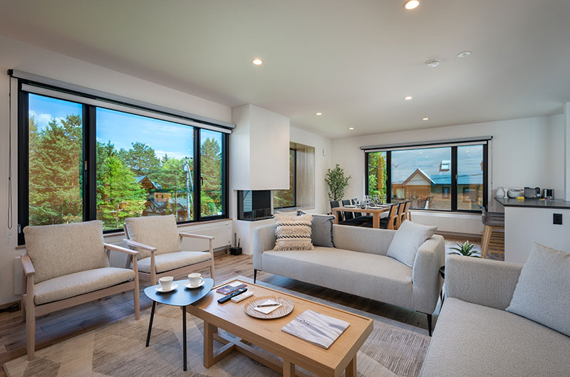 Wildwood Living and Dining Area | Furano, Hokkaido Wildwood Living and Dining Area | Furano, Hokkaido