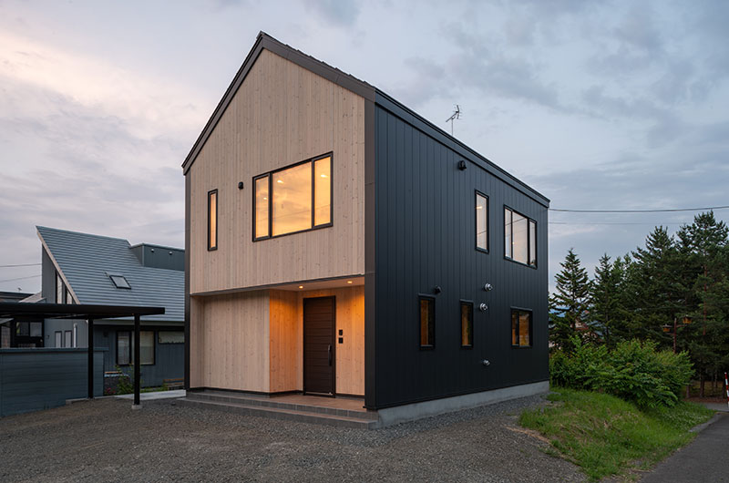 Wildwood Outdoor View at Night | Furano, Hokkaido