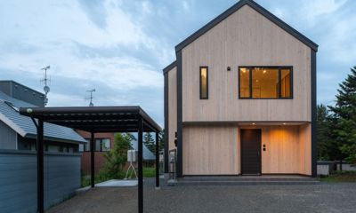 Wildwood Outdoor Area at Night | Furano, Hokkaido