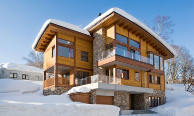 Kazane Outdoor Area with Snow View | Hirafu, Niseko