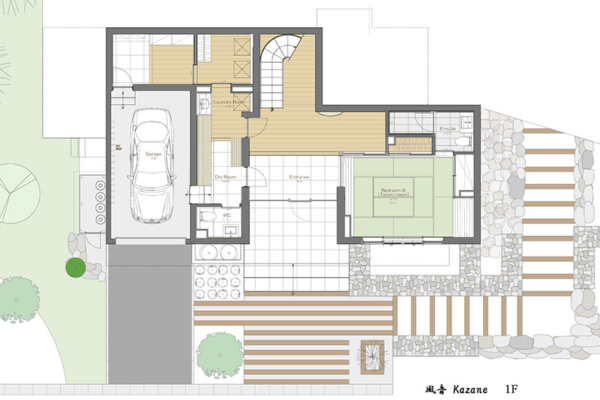 Kazane First Floor Floorplan | Hirafu, Niseko
