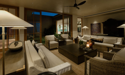 The Six Cies Living Room at Night | Weligama, Sri Lanka