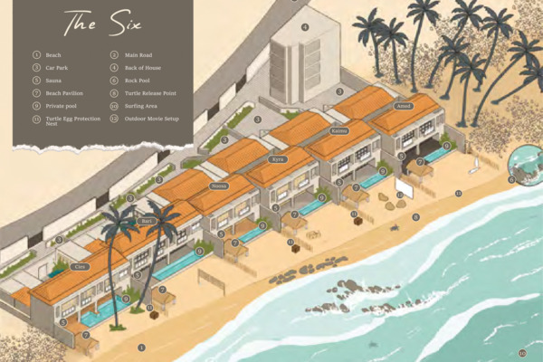 The Six Floorplan | Weligama, Sri Lanka