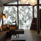 Yotsuba Living Area with Snow View | Echoland, Hakuba